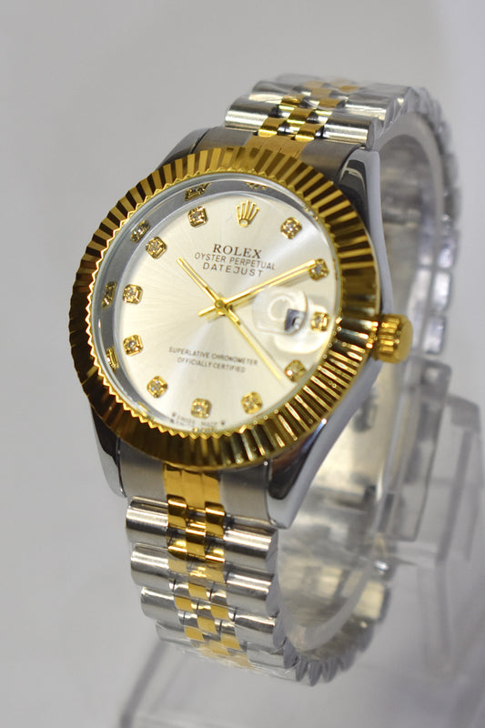 Rolex - Premium Watch with Classic White Dial