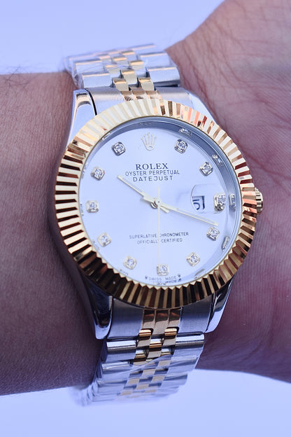 Rolex - Premium Watch with Classic White Dial