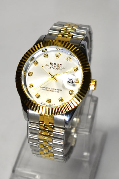 Rolex - Premium Watch with Classic White Dial