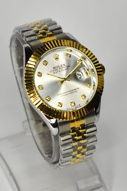 Rolex - Premium Watch with Classic White Dial
