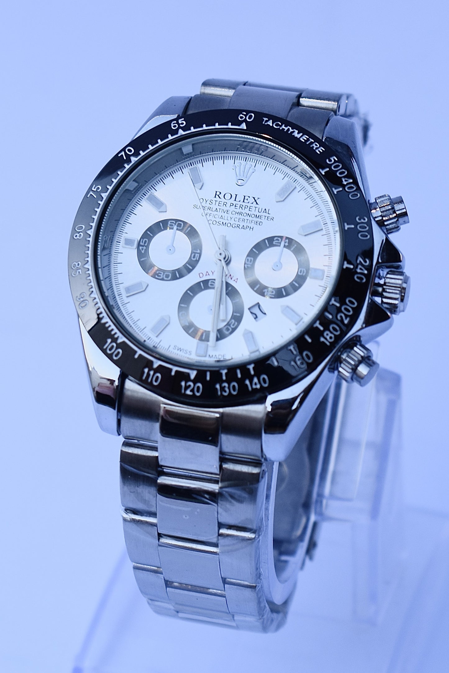 Rolex - White Dial Stainless Steel