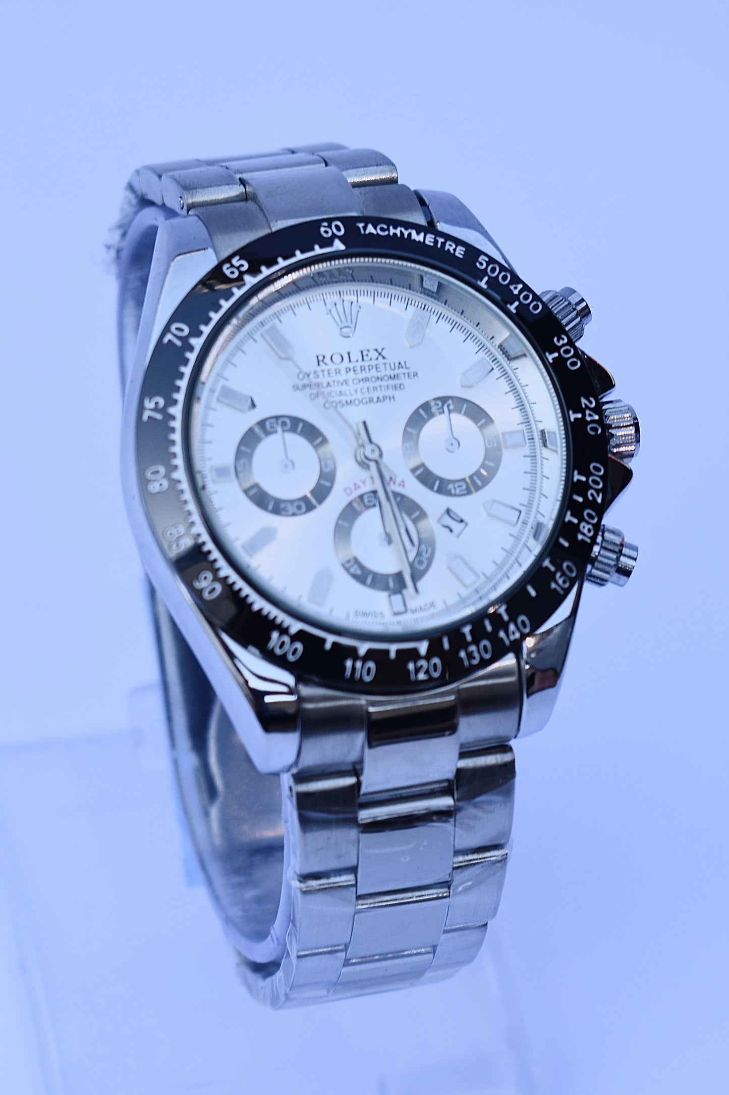 Rolex - White Dial Stainless Steel