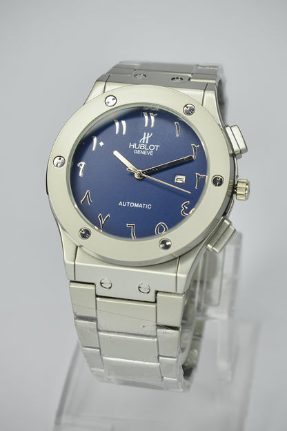 Hublot - Classic Watch with an Arabic numerial Blue dial