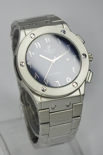 Hublot - Classic Watch with an Arabic numerial Blue dial