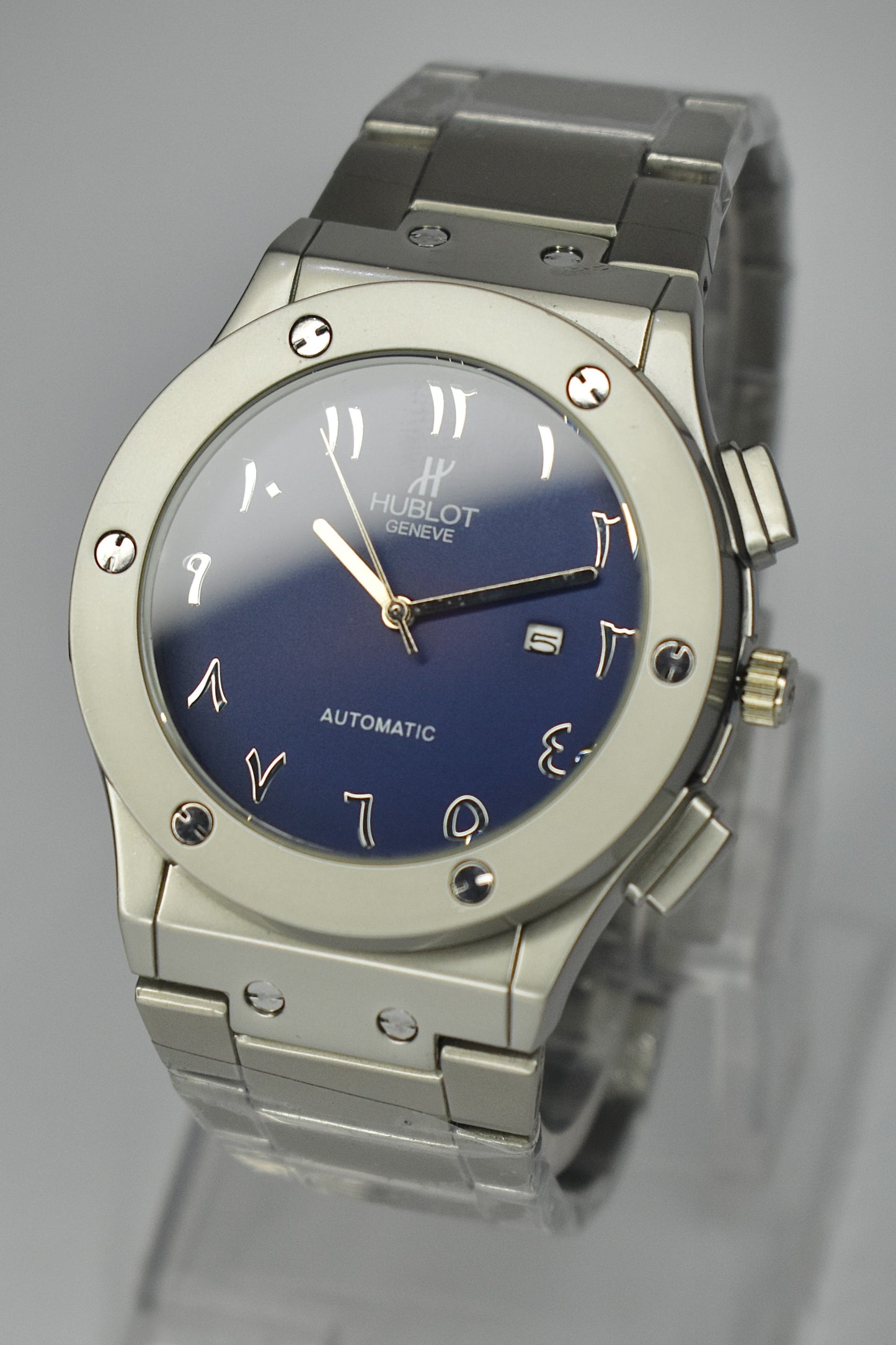 Hublot - Classic Watch with an Arabic numerial Blue dial