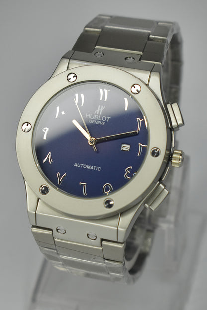 Hublot - Classic Watch with an Arabic numerial Blue dial