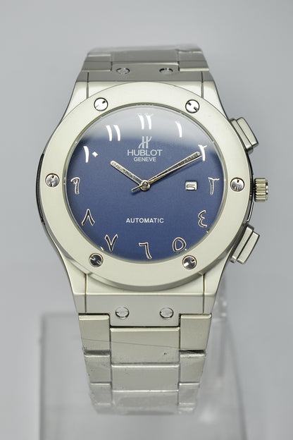 Hublot - Classic Watch with an Arabic numerial Blue dial