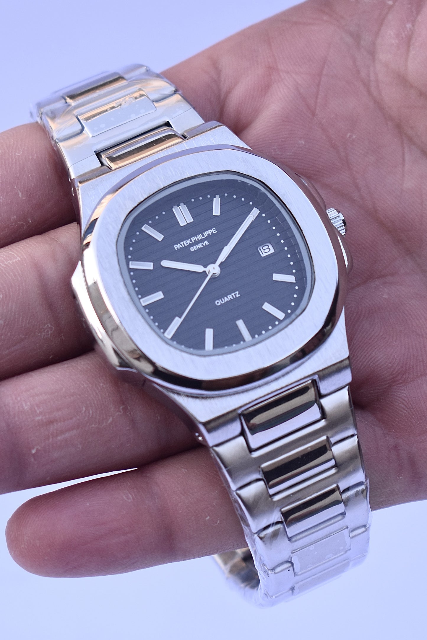Patek Philippe Premium Watch with Black Dial