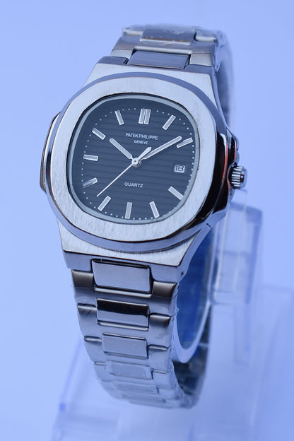 Patek Philippe Premium Watch with Black Dial
