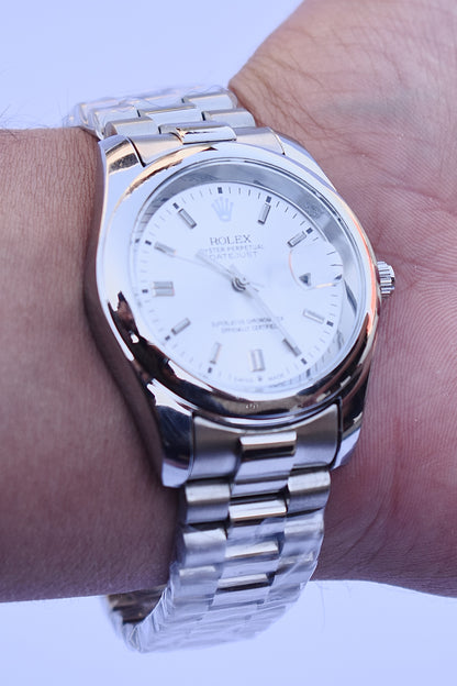 Rolex - Classic Premium White Dial Stainless Steel