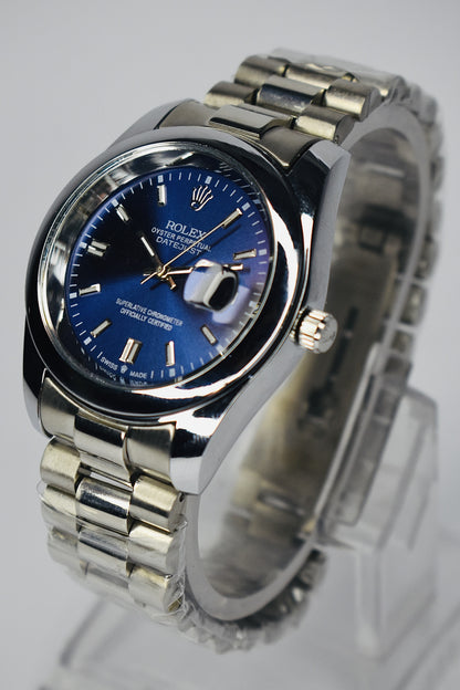 Rolex - Premium Watch with Royal Blue Dial