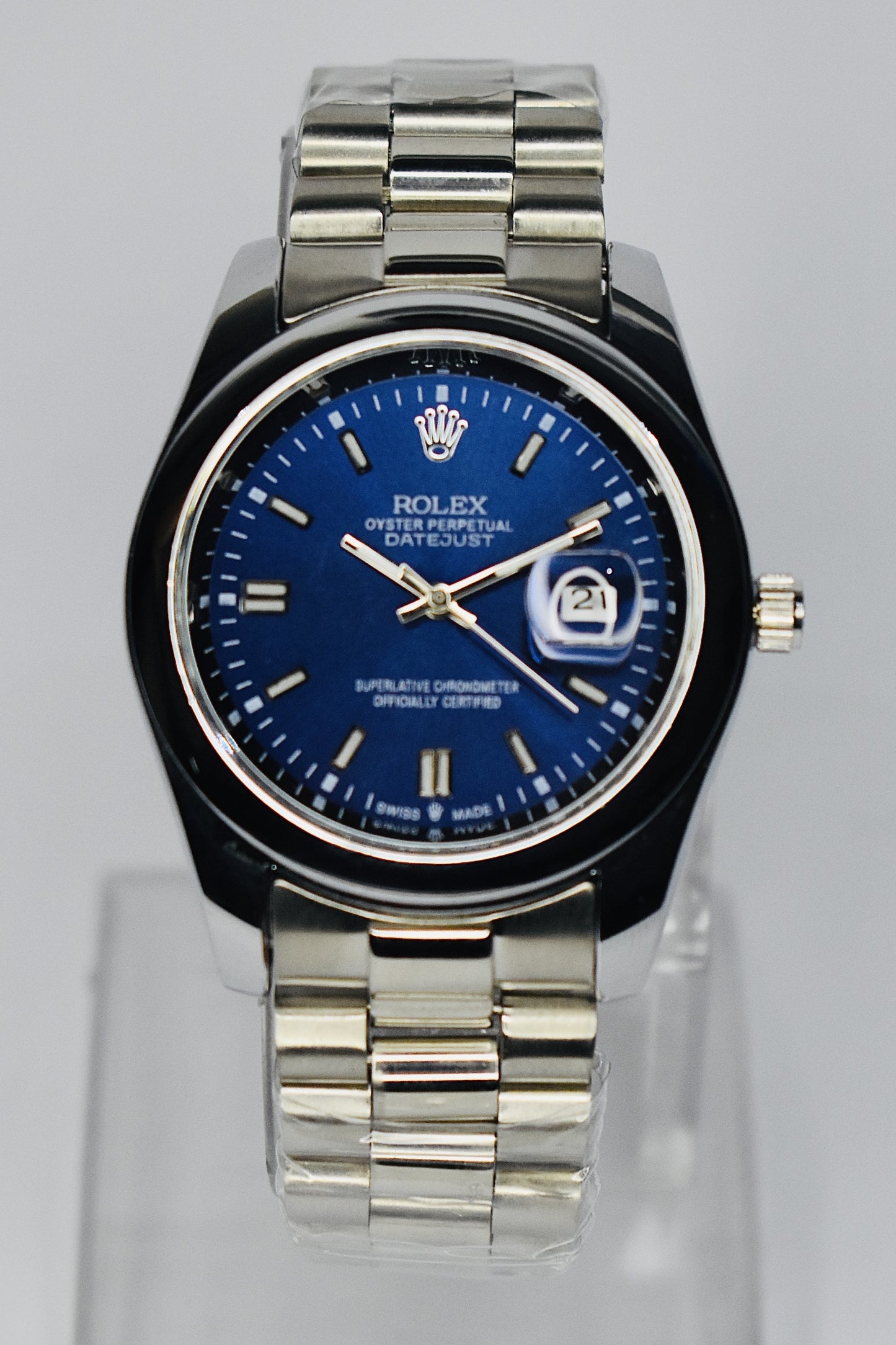 Rolex - Premium Watch with Royal Blue Dial