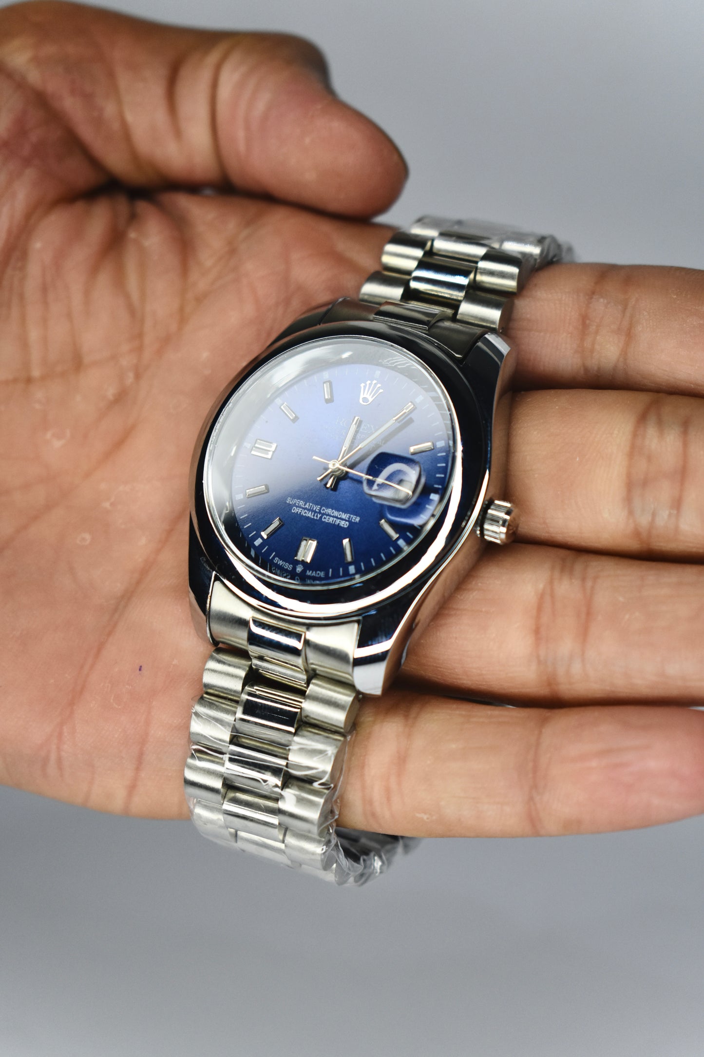 Rolex - Premium Watch with Royal Blue Dial