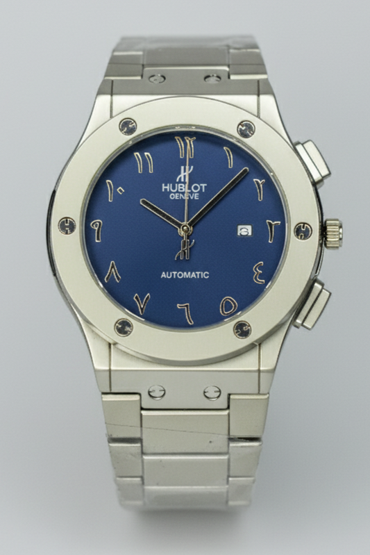 Hublot - Classic Watch with an Arabic numerial Blue dial