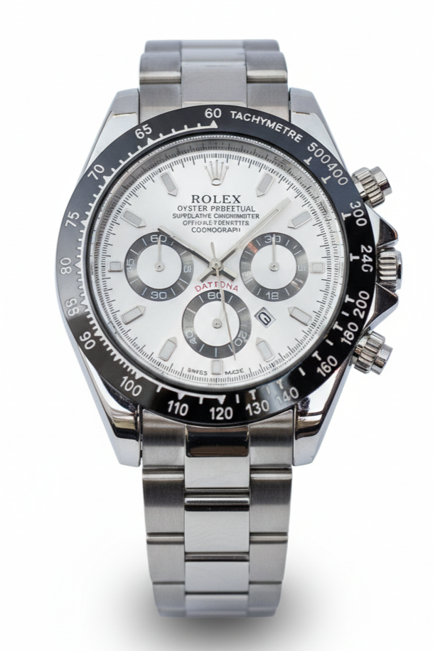 Rolex - White Dial Stainless Steel